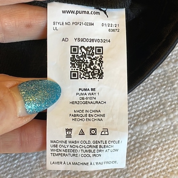 💐5/25 Puma toddler 24 months black pink athletic sweatshirt jacket - Picture 3 of 7